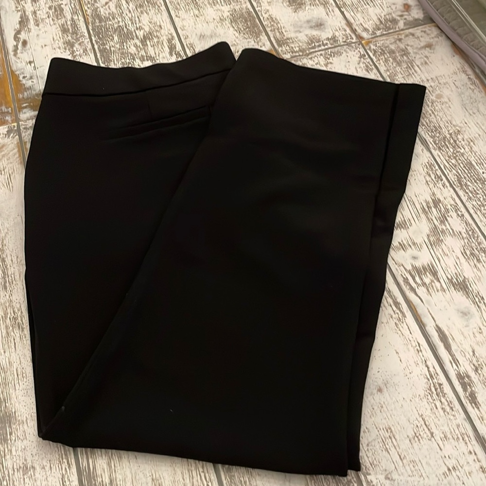 Loft black work pants ankle length